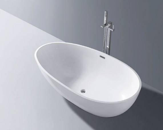 Delight 1500mm Freestanding Bath – Sculptural Oval Tub in Gloss or Matte Finish