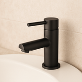 Cordoba Gunmetal Basin Mixer Straight Spout