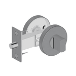 Gunmetal Door Lock JD-MH601BS – Round, sleek door lock with a durable gunmetal finish for modern interiors.