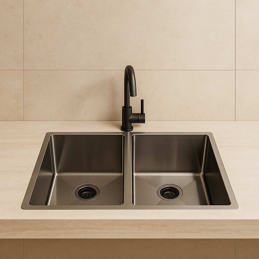 Cordoba Gunmetal Double Bowl Sink