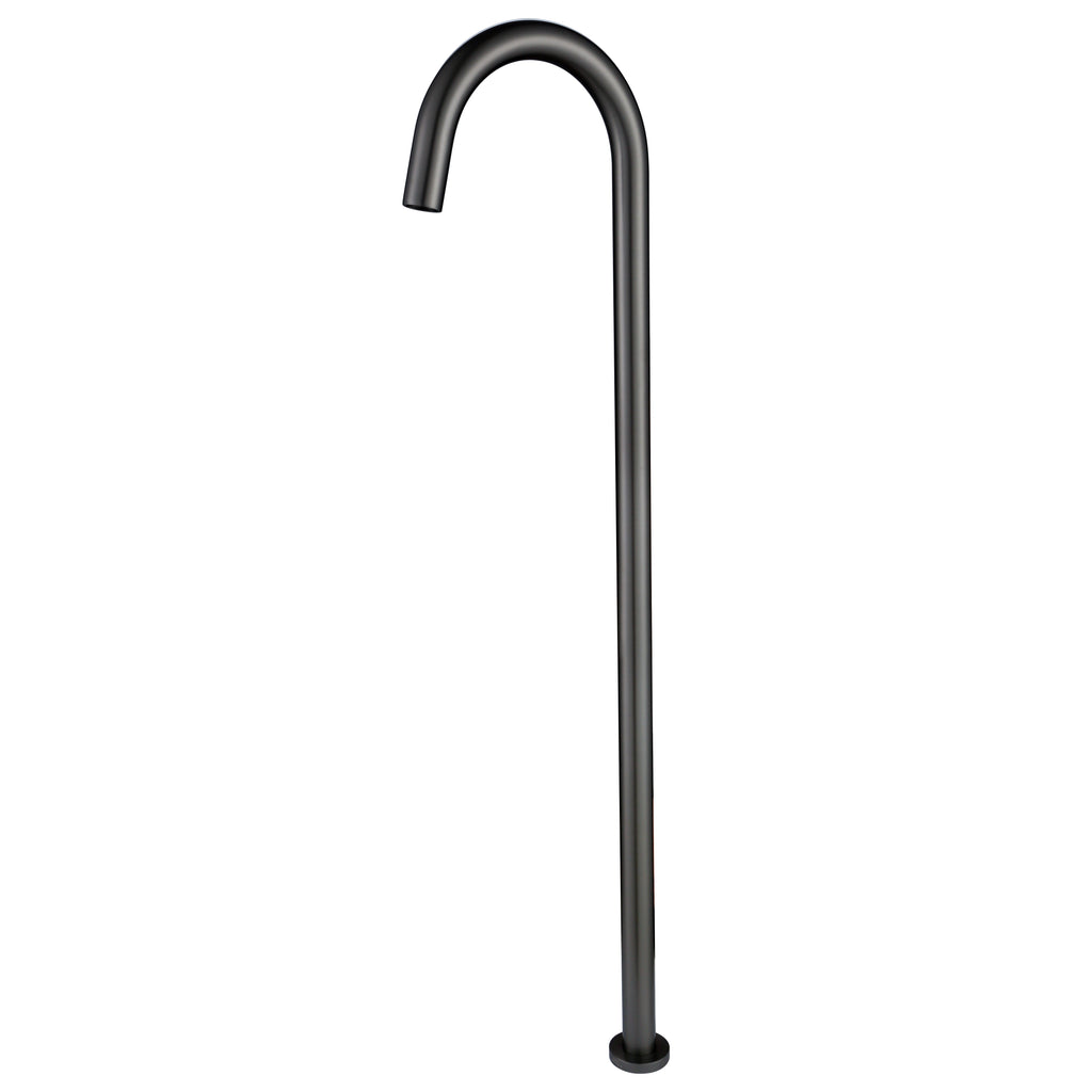 Cordoba Gunmetal Floor Bath Spout