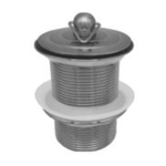 Gunmetal Plug (Model: UNP105-40 NO) 40mm, designed for sinks without overflow, providing a reliable and sleek solution for modern bathrooms and kitchens.