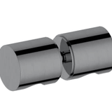 Gunmetal Shower Door Handle (Model: JD-M459BS) with a modern gunmetal finish, designed for secure grip and easy installation in contemporary bathrooms.