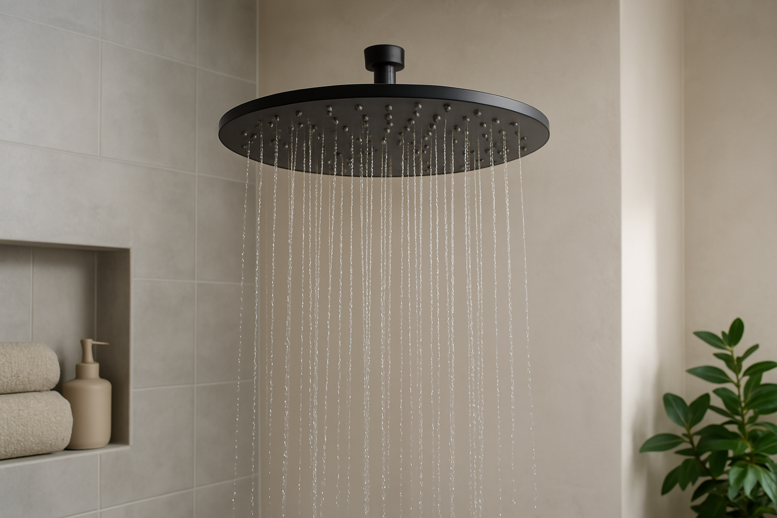 Cordoba Gunmetal Shower Head 200mm