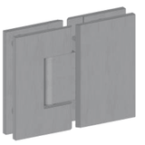 Gunmetal Shower Hinge (Model: JD-M457BS) with 59mm distance holes for easy installation and a sleek modern finish.