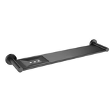Gunmetal Stainless Steel Shelf (Model: UN-5090-2) – 600mm x 96mm, ideal for bathroom and kitchen storage solutions.