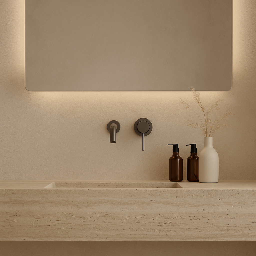 Cordoba Gunmetal Wall Mixer 64mm