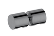 Gunmetal Shower Door Handle (Model: JD-M459BS) with a modern gunmetal finish, designed for secure grip and easy installation in contemporary bathrooms.