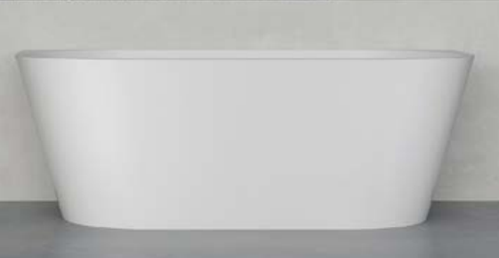 Hannah 1700mm Back-to-Wall Freestanding Bath – Contemporary Design for Ultimate Comfort