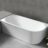 Harper 1700mm Freestanding Acrylic Bath – Back to Corner (Left or Right) Installation