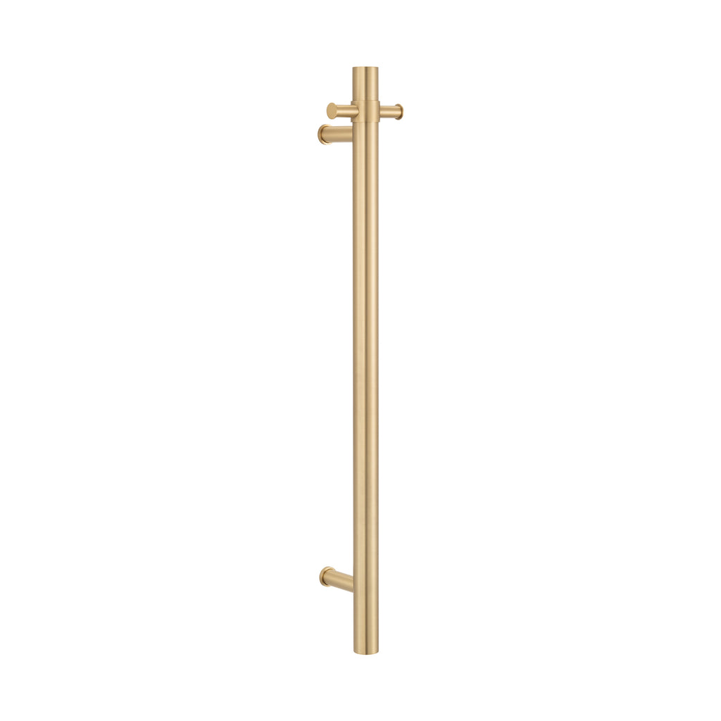 Marbella Heated Towel Rail 900mm – Brushed Gold