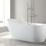 Nova 1700mm Freestanding Bath – Luxurious Deep Soaking Tub in Gloss White