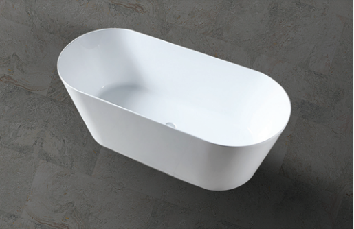 Olivia 1700mm Freestanding Bath – Ultra Slim Rim Modern Acrylic Tub