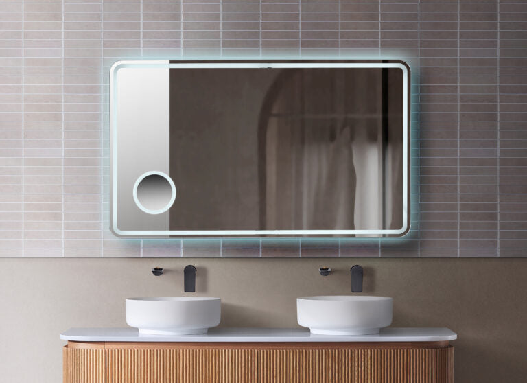 Opal LED Shaving Cabinet Mirror – 1200mm | Touchless, Backlit & Modern
