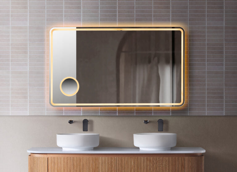 Opal LED Shaving Cabinet Mirror – 1200mm | Touchless, Backlit & Modern
