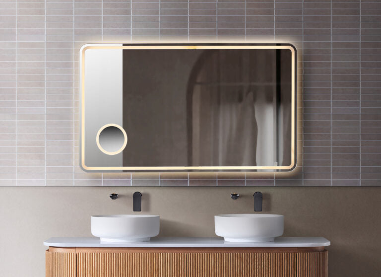 Opal LED Shaving Cabinet Mirror – 1200mm | Touchless, Backlit & Modern