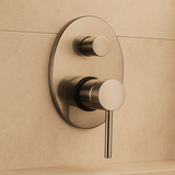 Oval Wall Mixer with Diverter 35mm cartridge