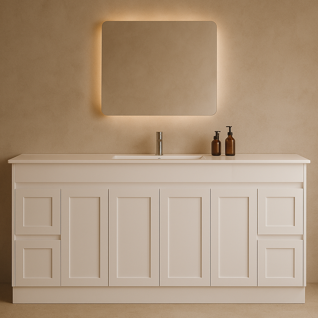 Quinn 1800W Freestanding 460mm Vanity Modern European Design