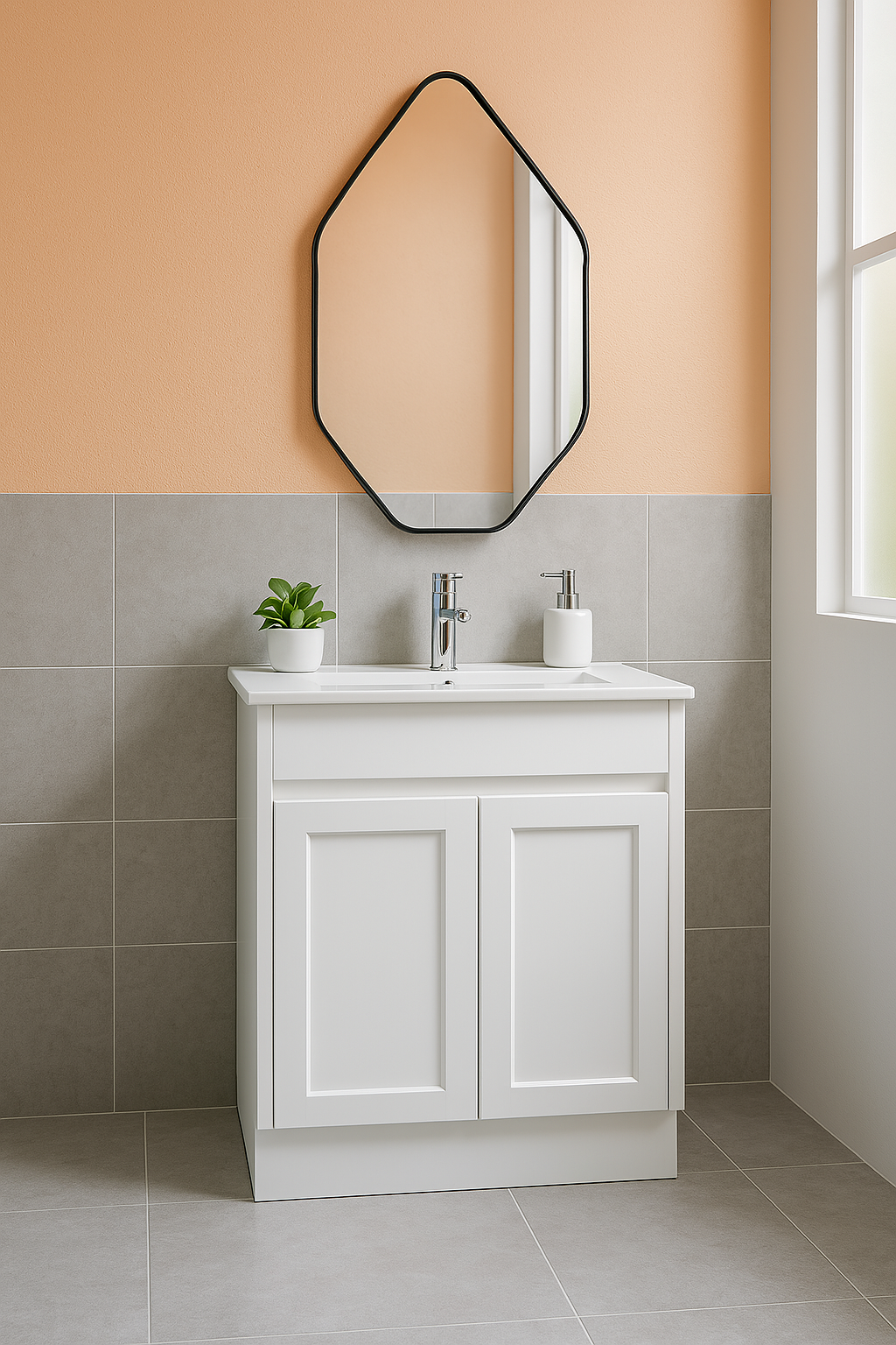 Quinn 600W Freestanding 460mm Vanity Modern European Design