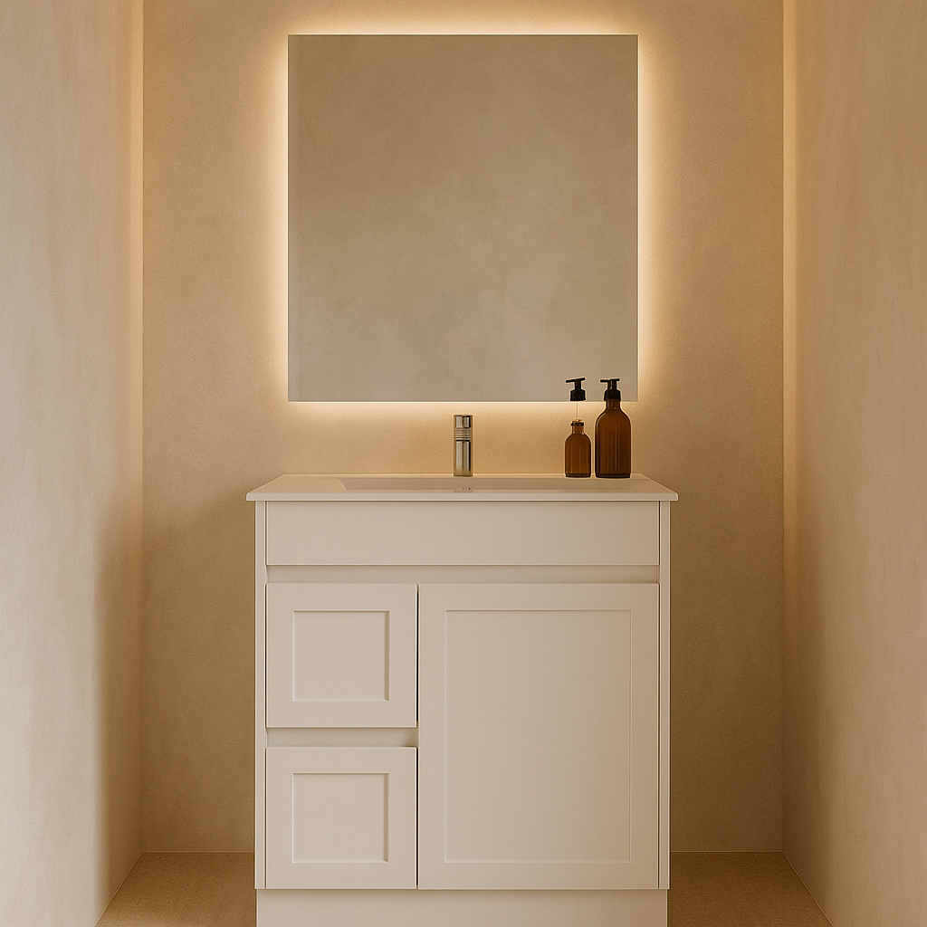 Quinn 750WL Freestanding 460mm Vanity Modern European Design