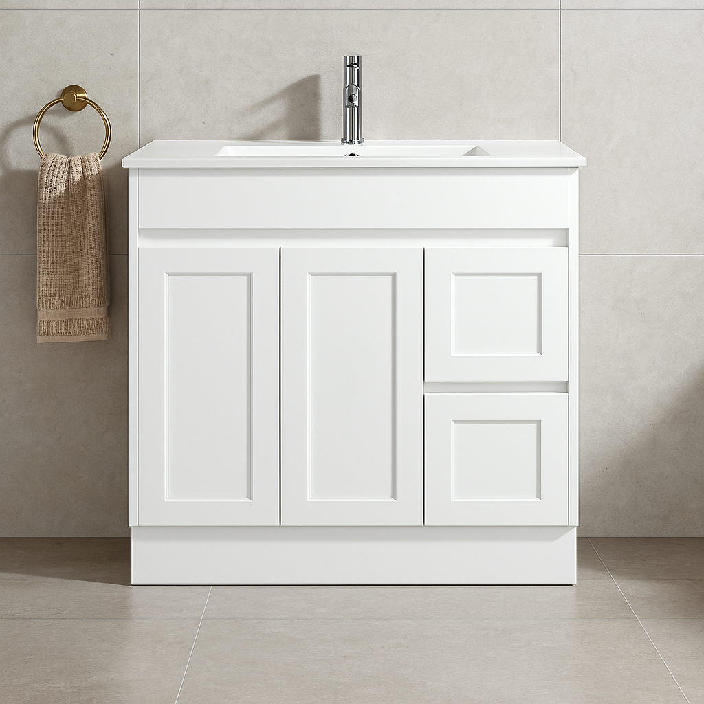 Quinn 900W Freestanding 460mm Vanity Modern European Design