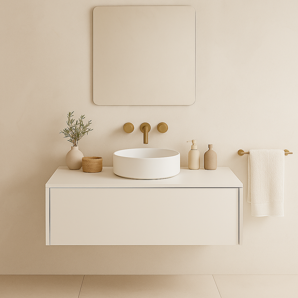 Round Countertop Ceramic Basin – CB-126 & CB-128 Models in Matte and Glazed Finishes