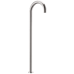 TFM-727 Round Floor Bath Spout – Chrome freestanding bath spout for modern bathrooms.