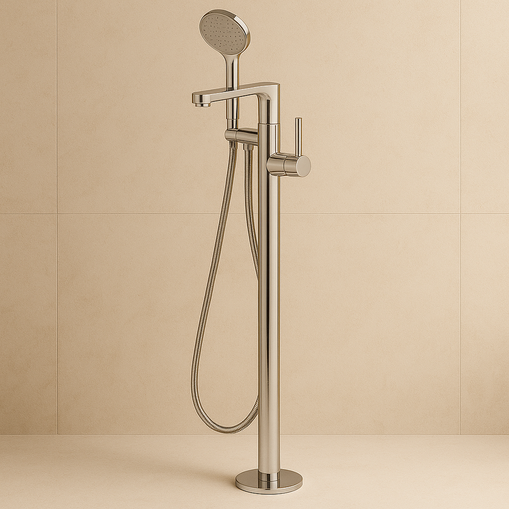 Round Floor Mixer Set