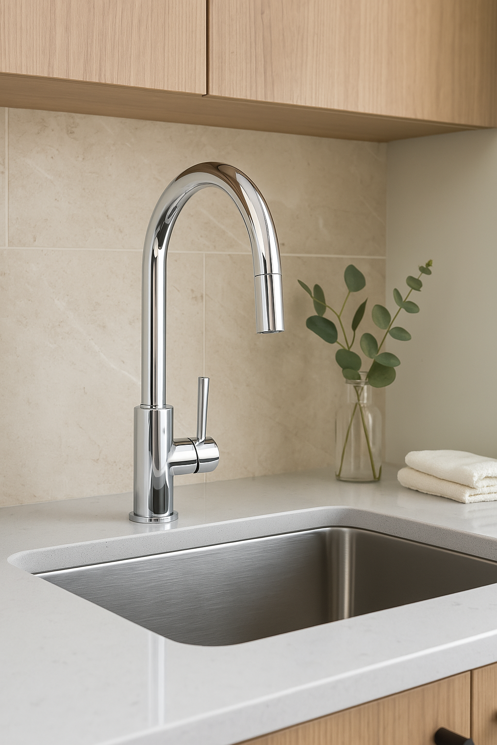 Round Kitchen/Laundry Mixer