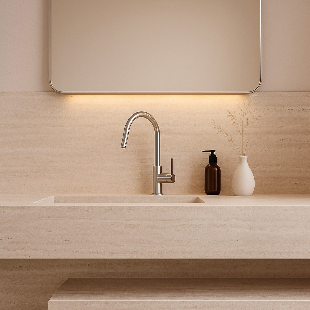 Round Pull-out Kitchen/Laundry Mixer