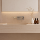 Round Wall Mixer with Spout