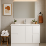 Sammy 1200W Freestanding 460mm  Vanity – Gloss or Matt 2-Pack Finish with Soft Close Drawers