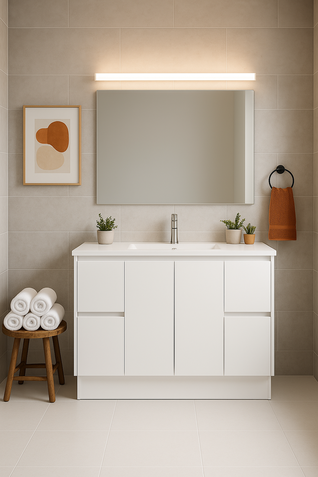 Sammy 1200W Freestanding 460mm  Vanity – Gloss or Matt 2-Pack Finish with Soft Close Drawers