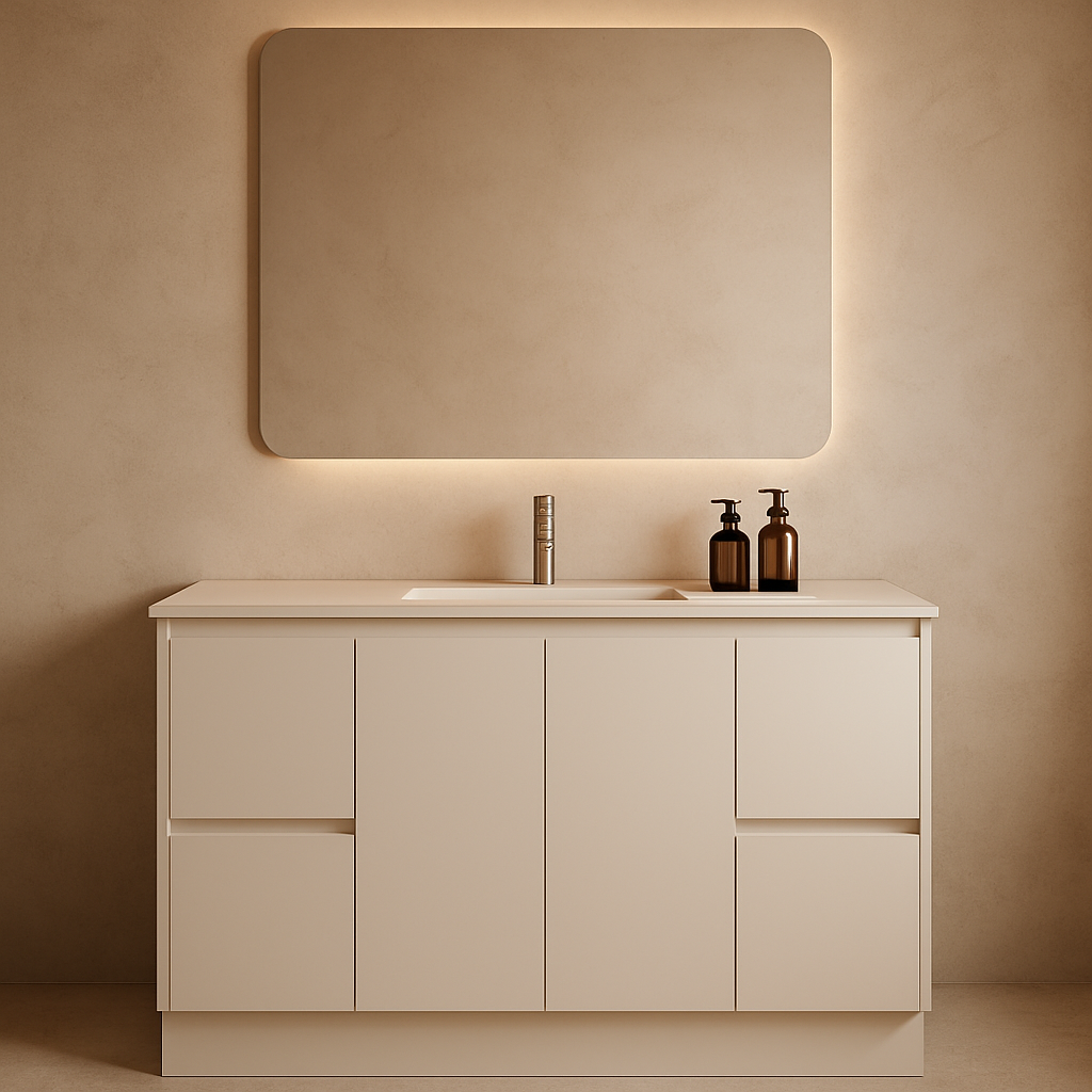 Sammy 1200W Freestanding 460mm  Vanity – Gloss or Matt 2-Pack Finish with Soft Close Drawers