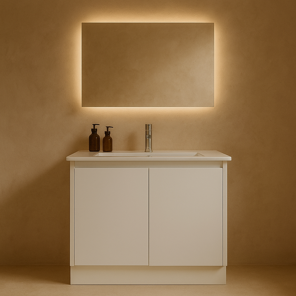 Sammy 600W Freestanding 460mm  Vanity – Gloss or Matt 2-Pack Finish with Soft Close Drawers