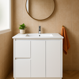 Sammy 900WL Freestanding 460mm  Vanity – Gloss or Matt 2-Pack Finish with Soft Close Drawers