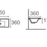 Ceramic Vanity Basin – Gloss White Top 750mmx360mmx190mm
