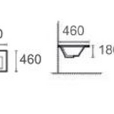 Ceramic Vanity Basin – Basin Bowl Wave Slim Line  600mmx460mmx200mm