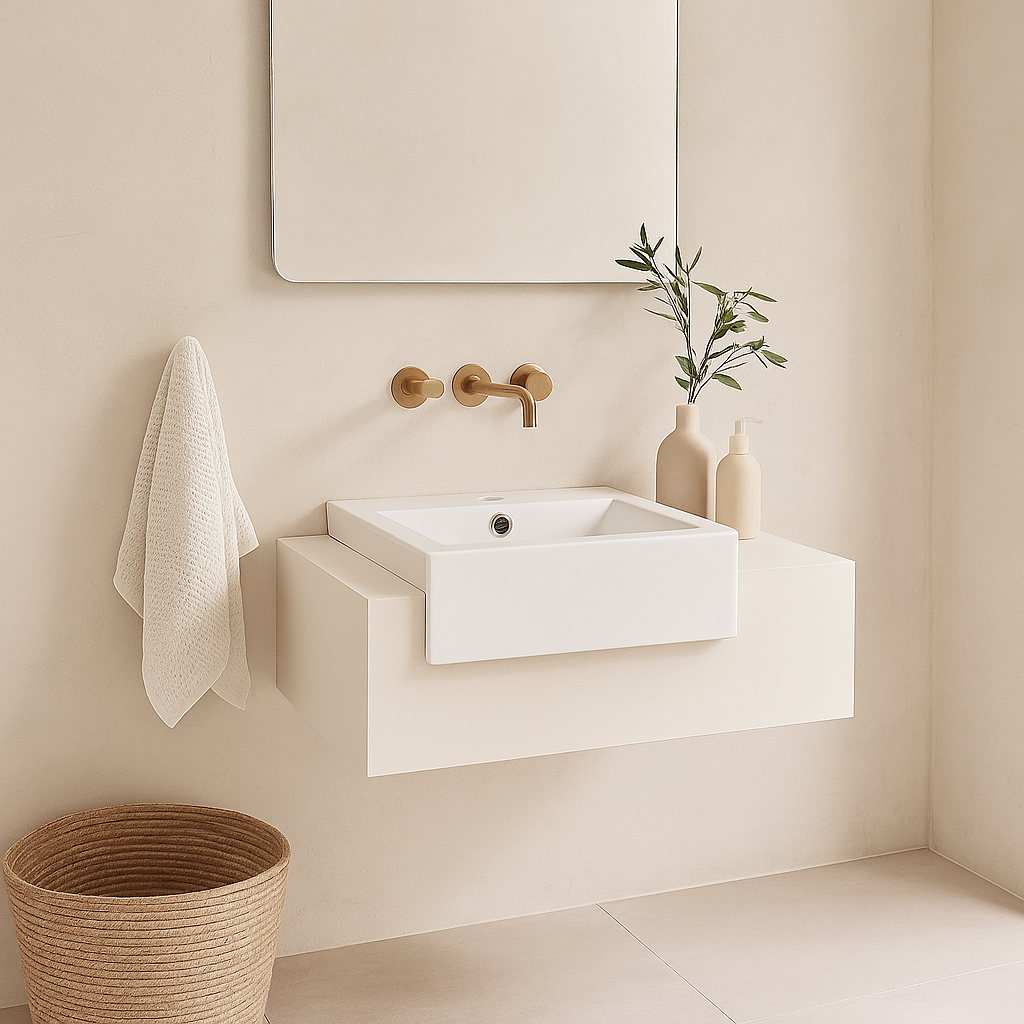 Semi Recessed Basin