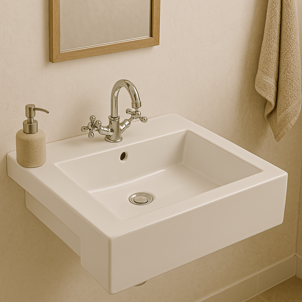 Semi Recessed Basin