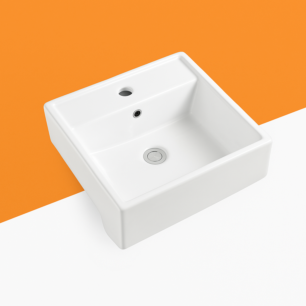 Semi Recessed Basin 500*480*140