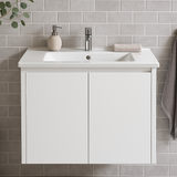 Sierra 600 Wall Hung 360mm  Vanity – Gloss or Matt Finish with Soft Close Drawers