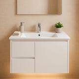 Sierra 750 Wall Hung 360mm  Vanity – Gloss or Matt Finish with Soft Close Drawers