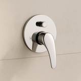 Solid Handle Wall Mixer with Diverter (40mm)