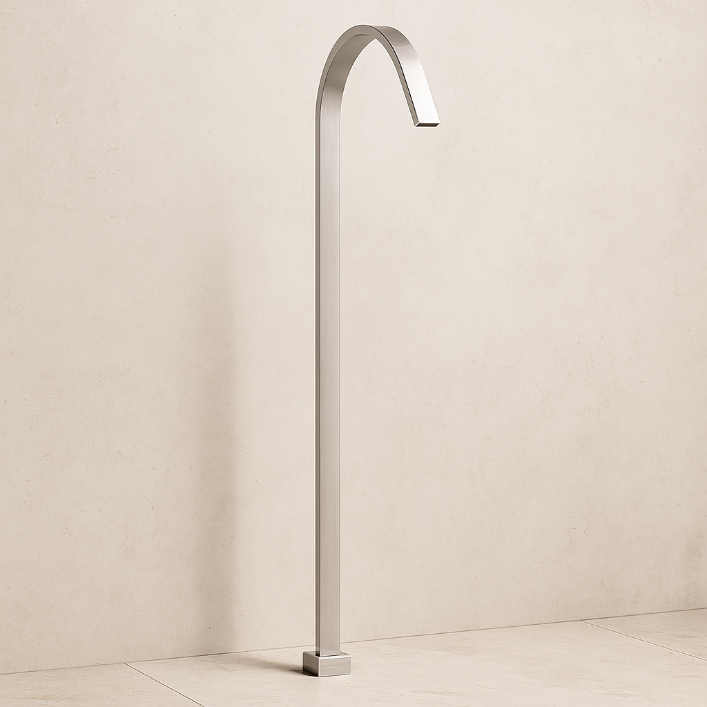 Square Floor Bath Spout