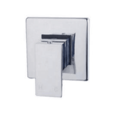 TYO-43W Square Wall Mixer – 35mm cartridge chrome wall mixer with modern square design and 110mm cover plate for contemporary bathrooms.