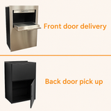 Stainless Steel Front & Rear Access Parcel Drop Box