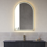 Tasman LED Mirror – Framed Wall-Hung Bathroom Mirror with Backlit Touch Sensor