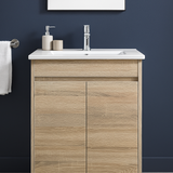 Tobi 600A1 Freestanding 460mm Vanity Natural Timber & Oak Finish