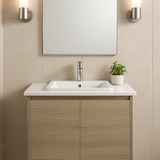 Undermount Ceramic Sink – 410mm Square with 12L Capacity